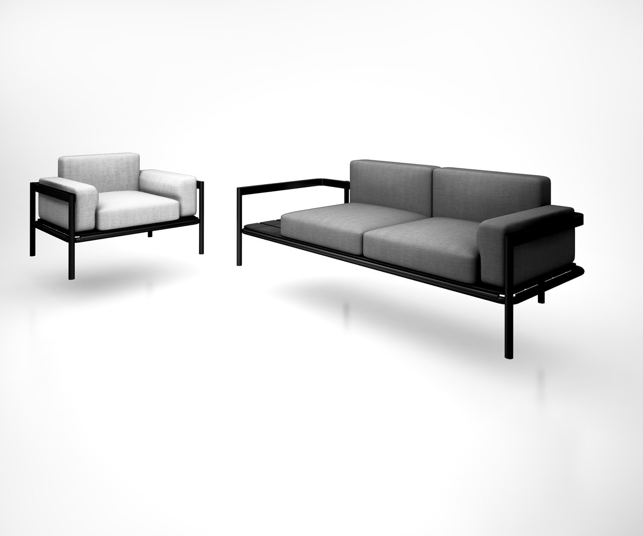 Paola zani zenit sofa armchair 3D - TurboSquid 1412660