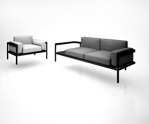 Paola Zani ZENIT Sofa and armchair