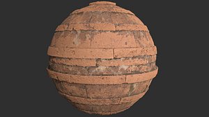 3D Dry Stone Wall Pbr 4k Texture