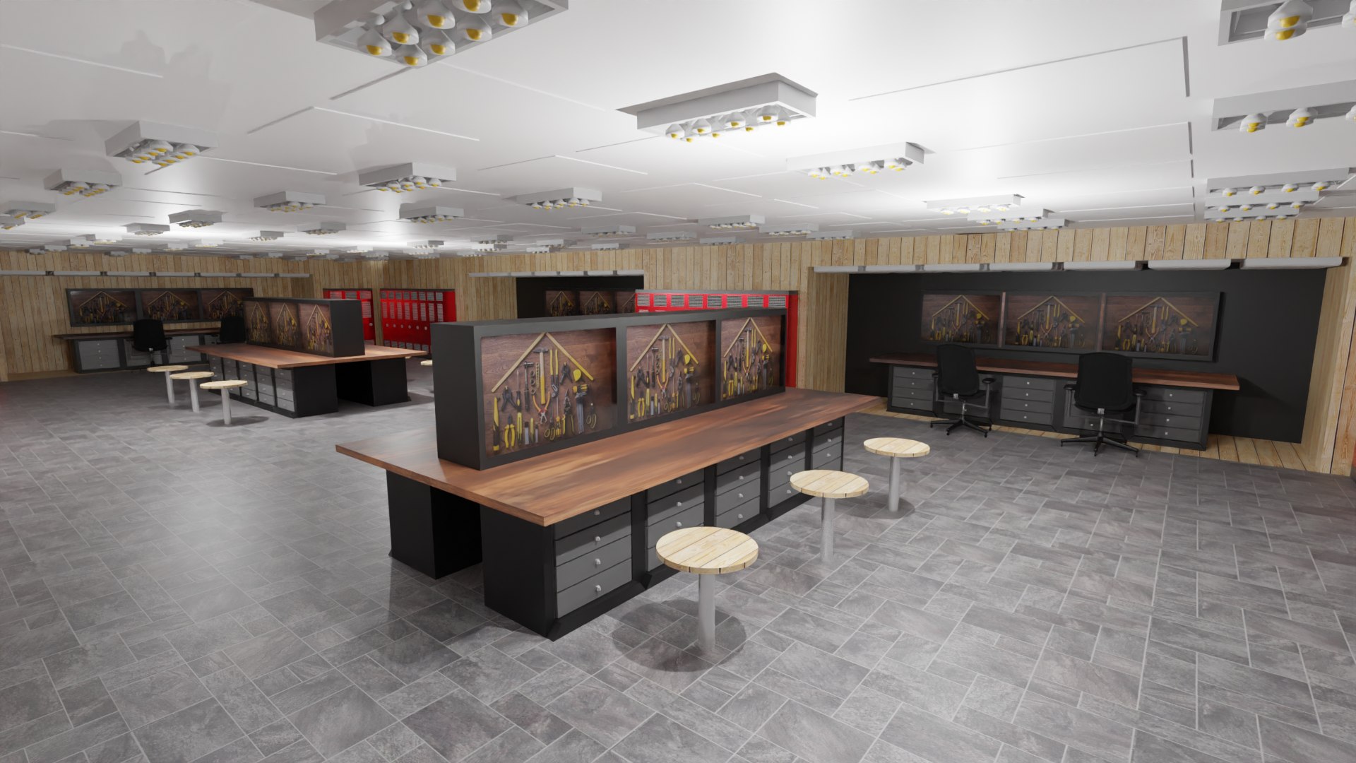 Workshop Interior 3D - TurboSquid 2179227