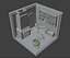 Low Poly Witch Room  Stylized Fantasy Magic Interior
