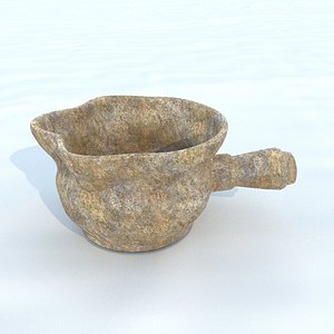 3D pot antique 3