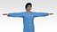 Female Patient Blue Dress
