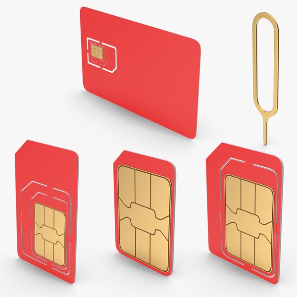 Mobile Sim Cards Collection model