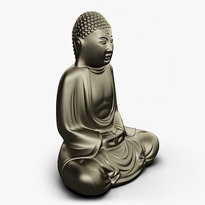 buddha statue 3d model