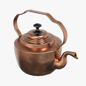 Tea Kettle - Victorian Antique Low-poly 3D model