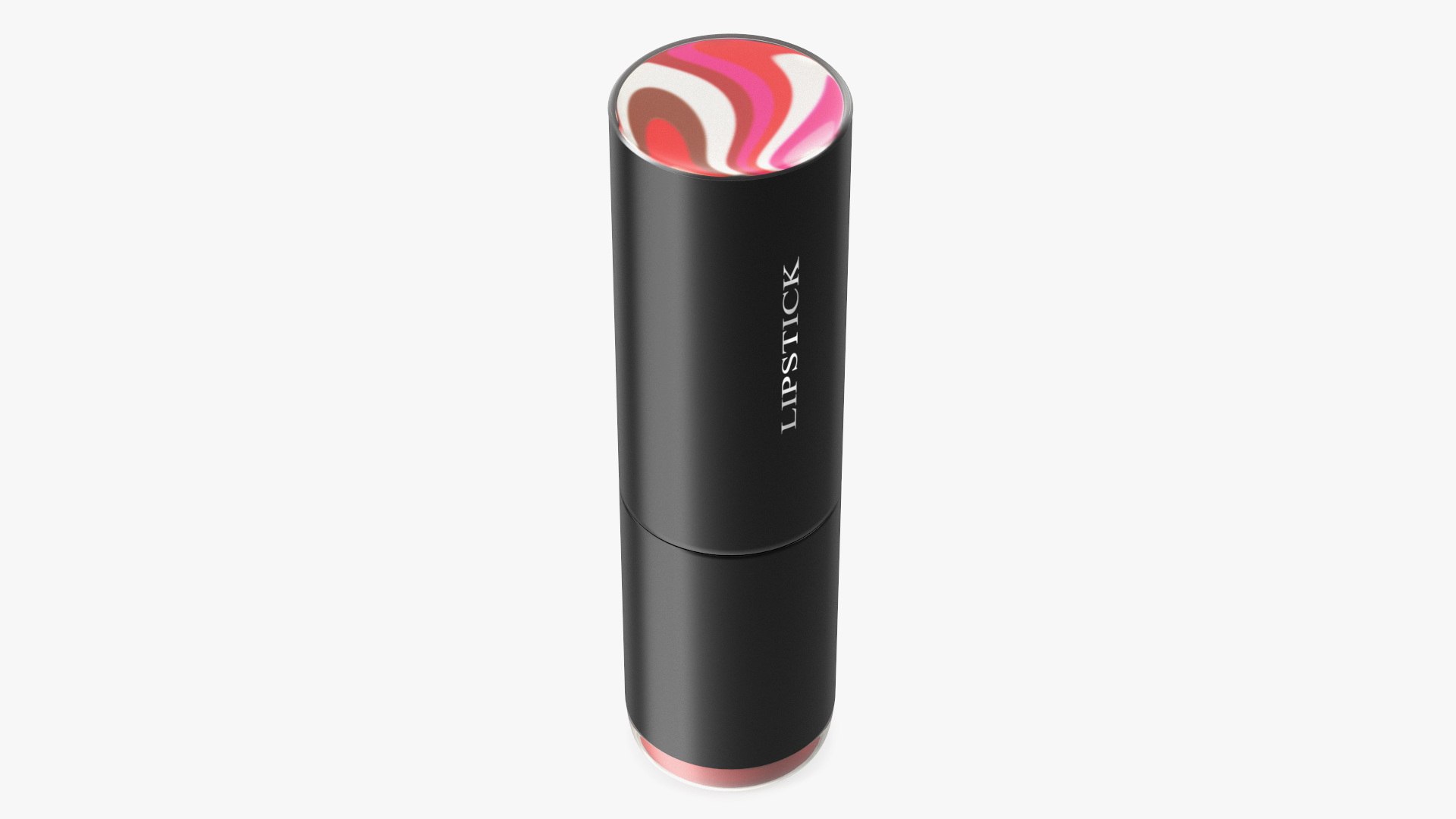 Round Lipstick Red 3D model preview
