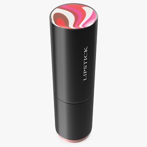 Round Lipstick Red 3D model