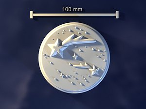 3d starry sky model