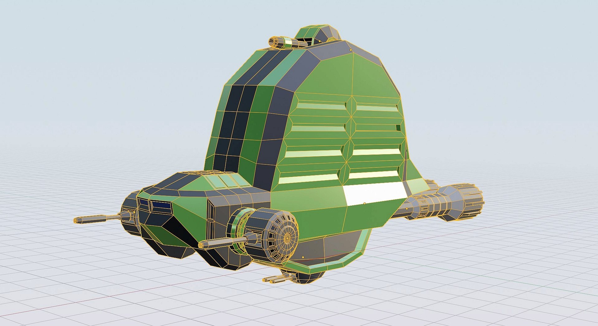3D Snailox Spaceship Concept Model - TurboSquid 1728315