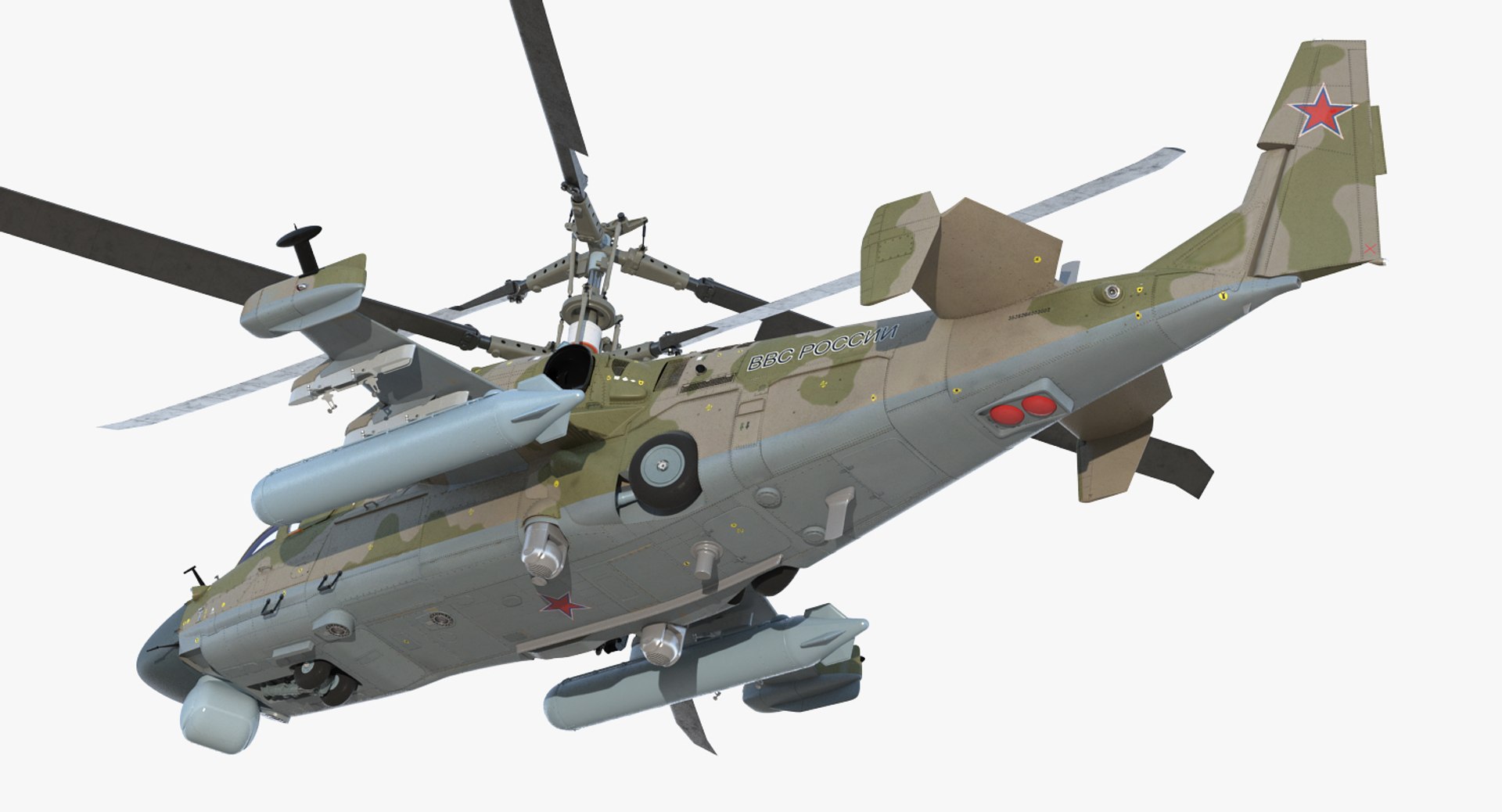 Kamov ka52 black shark 3D model - TurboSquid 1191585