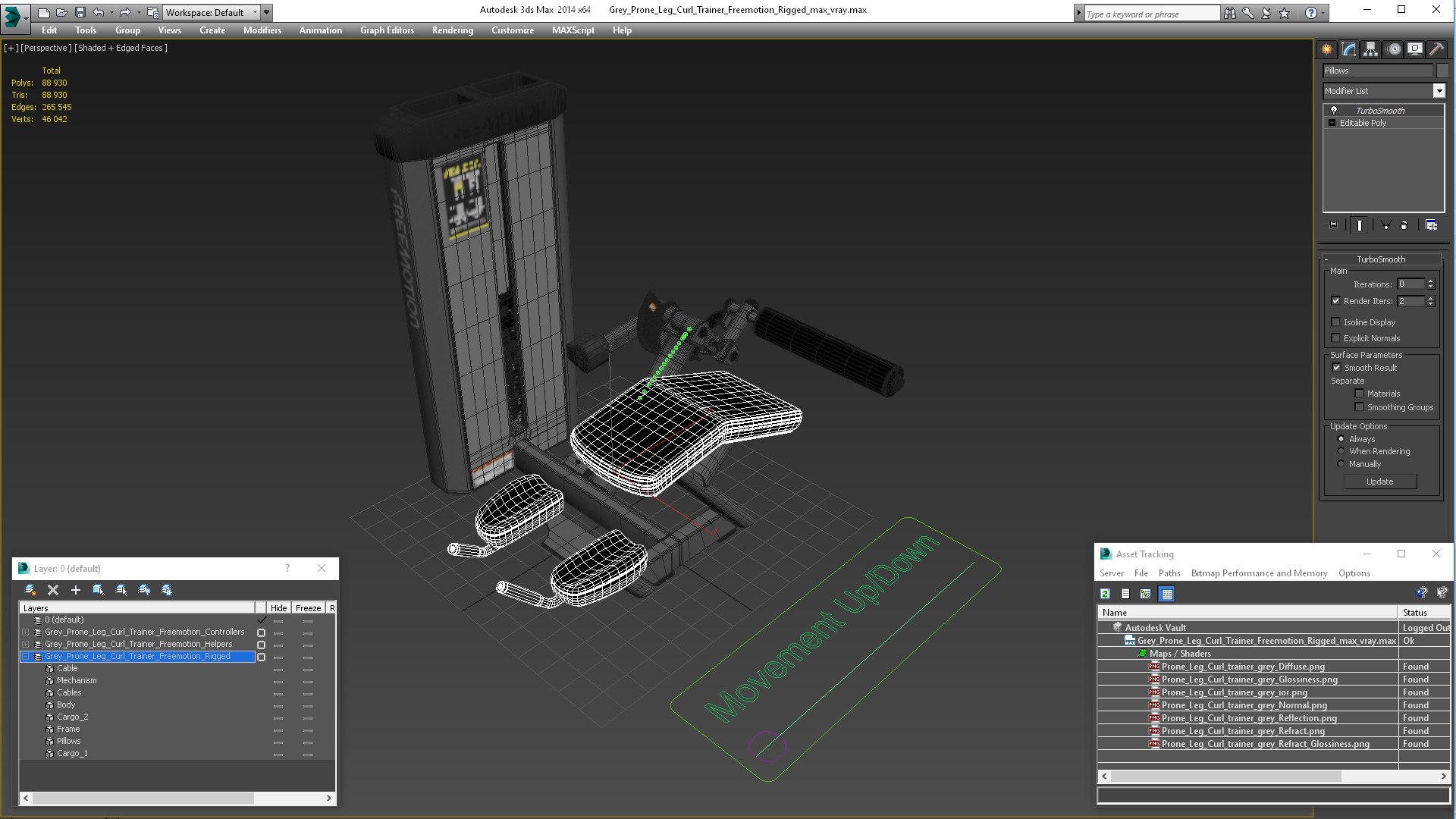 3D Grey Prone Leg Curl Trainer Freemotion Rigged model https://p.turbosquid.com/ts-thumb/Wf/VvcOnz/cr/greypronelegcurltrainerfreemotionriggedvray3dmodel025/jpg/1692127291/1920x1080/fit_q87/d4b3eb5835288a8e3c121f61c73d1fb2a8bf368d/greypronelegcurltrainerfreemotionriggedvray3dmodel025.jpg