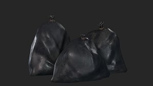 Realistic Garbage Bag 3D Model model