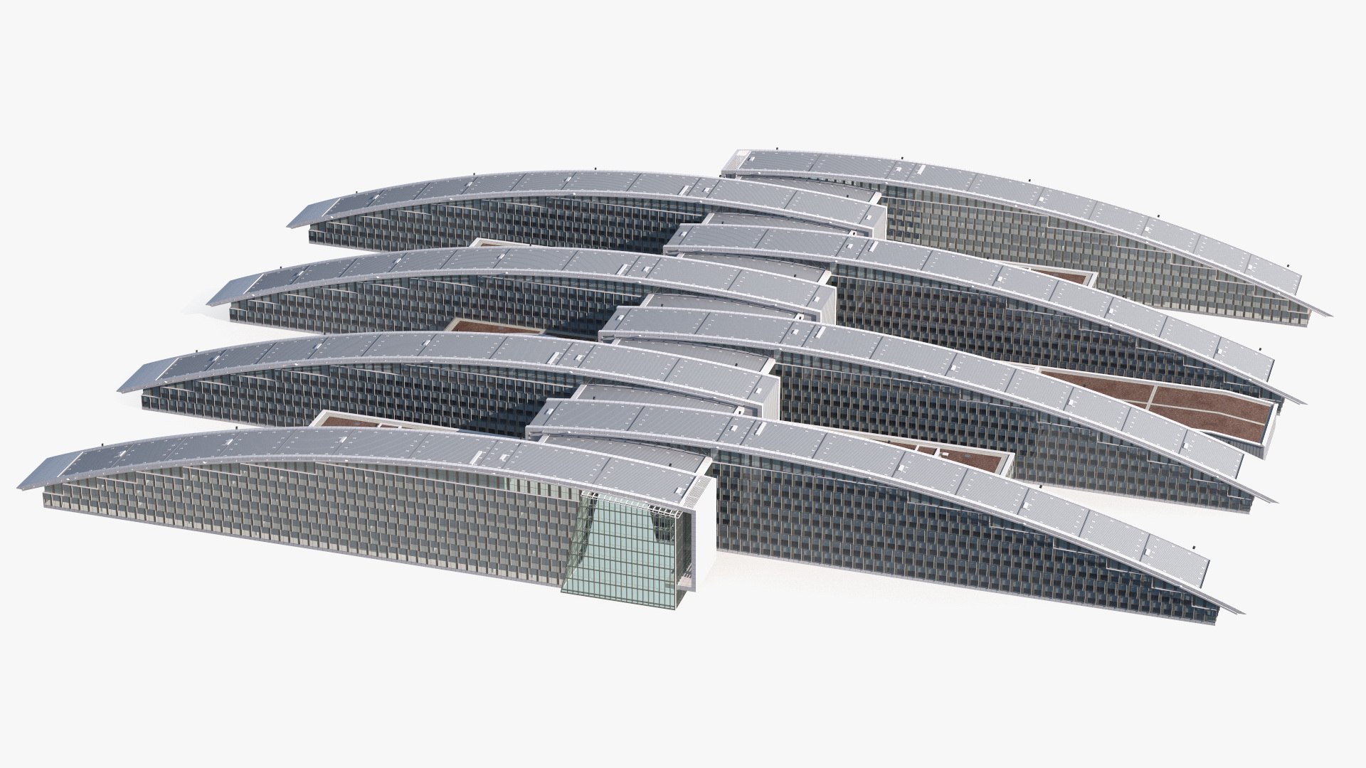 NATO Headquarters Building 3D model preview
