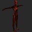 burnt zombie