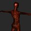 burnt zombie