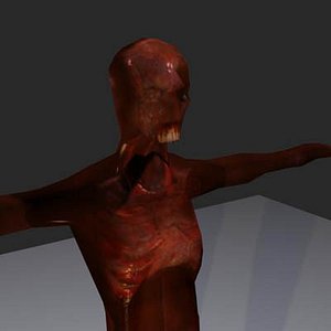 burnt zombie