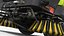 Compact Street Sweeper Vehicle Green Rigged