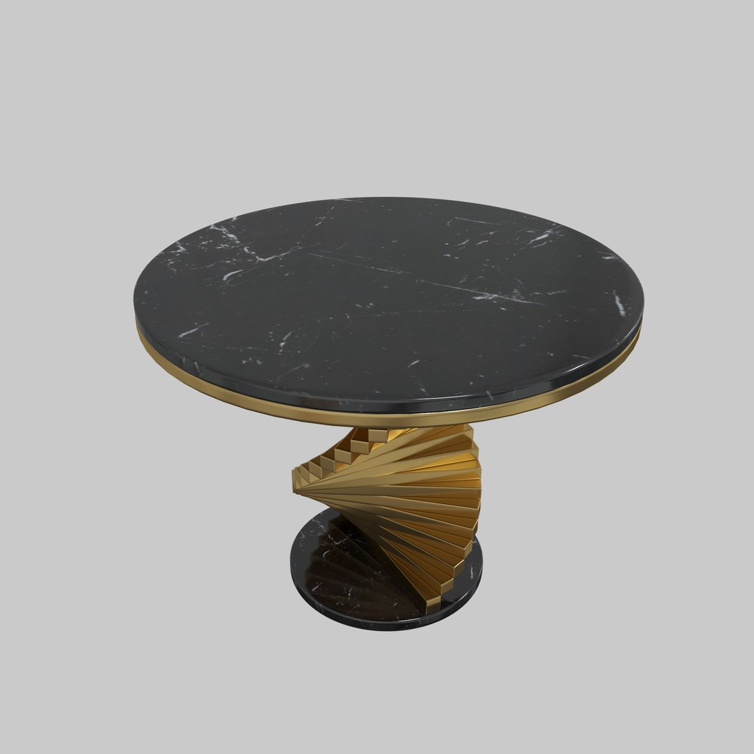 3D Modern Round Side Table Model - TurboSquid 1903917