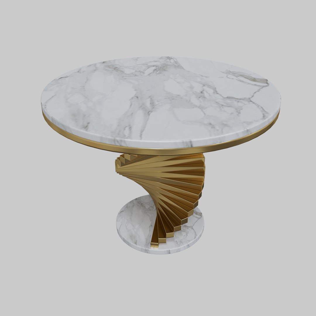 3D Modern Round Side Table Model - TurboSquid 1903917