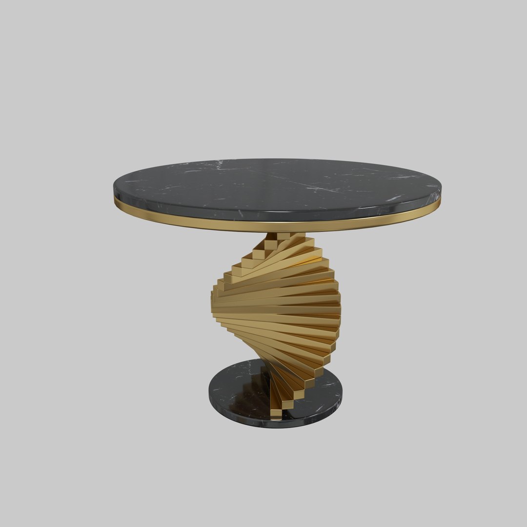 3D Modern Round Side Table Model - TurboSquid 1903917