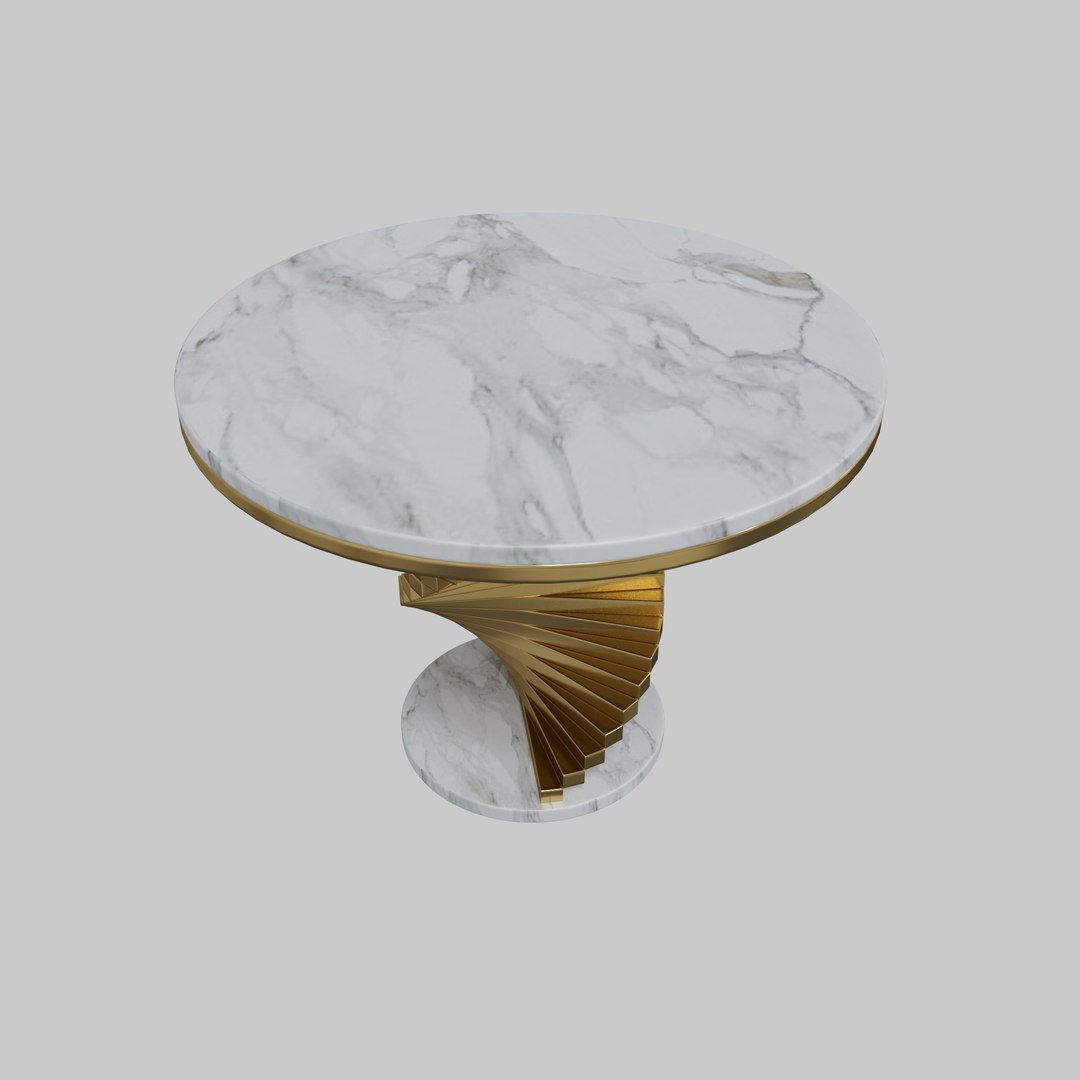 3D Modern Round Side Table Model - TurboSquid 1903917