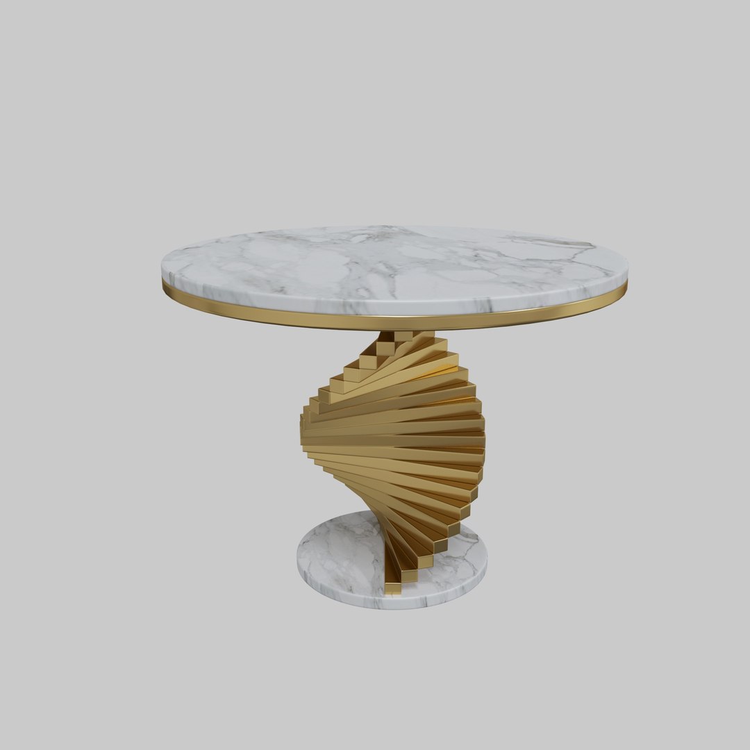 3D Modern Round Side Table Model - TurboSquid 1903917