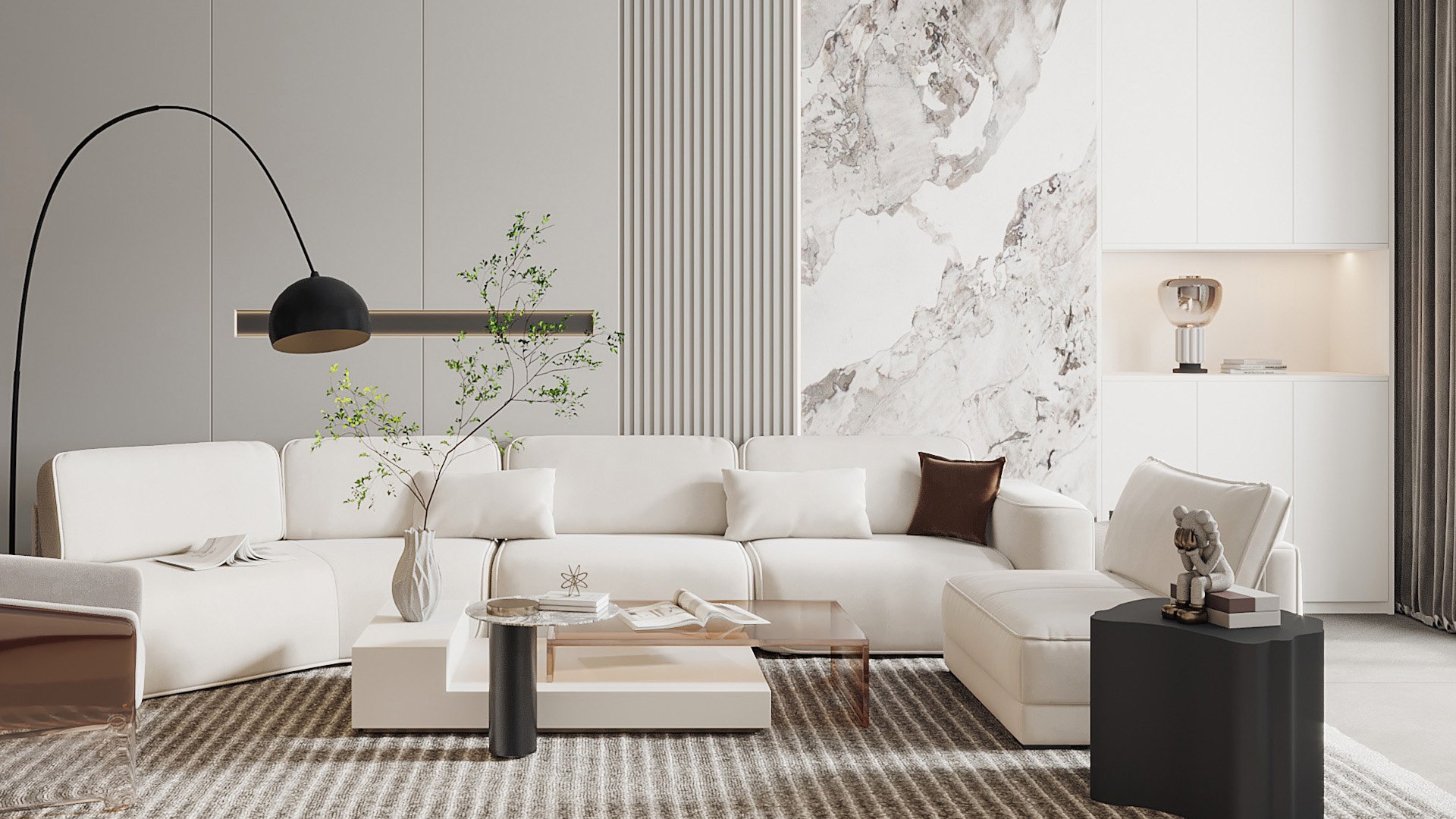Modern Living Room Model - TurboSquid 2075041