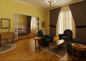 apartment room 3d model