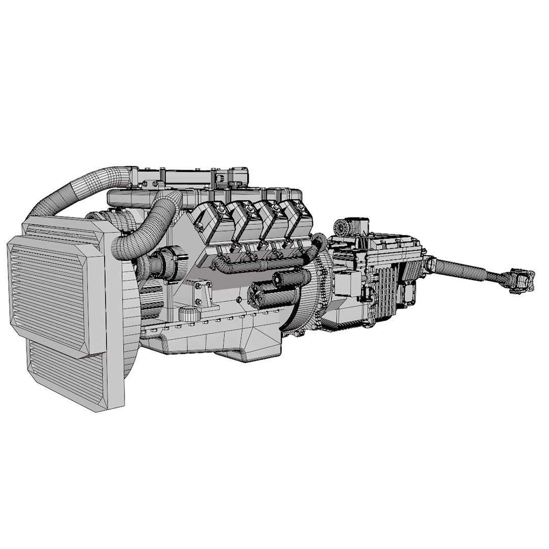 Engine Kamaz 3D - TurboSquid 2252644