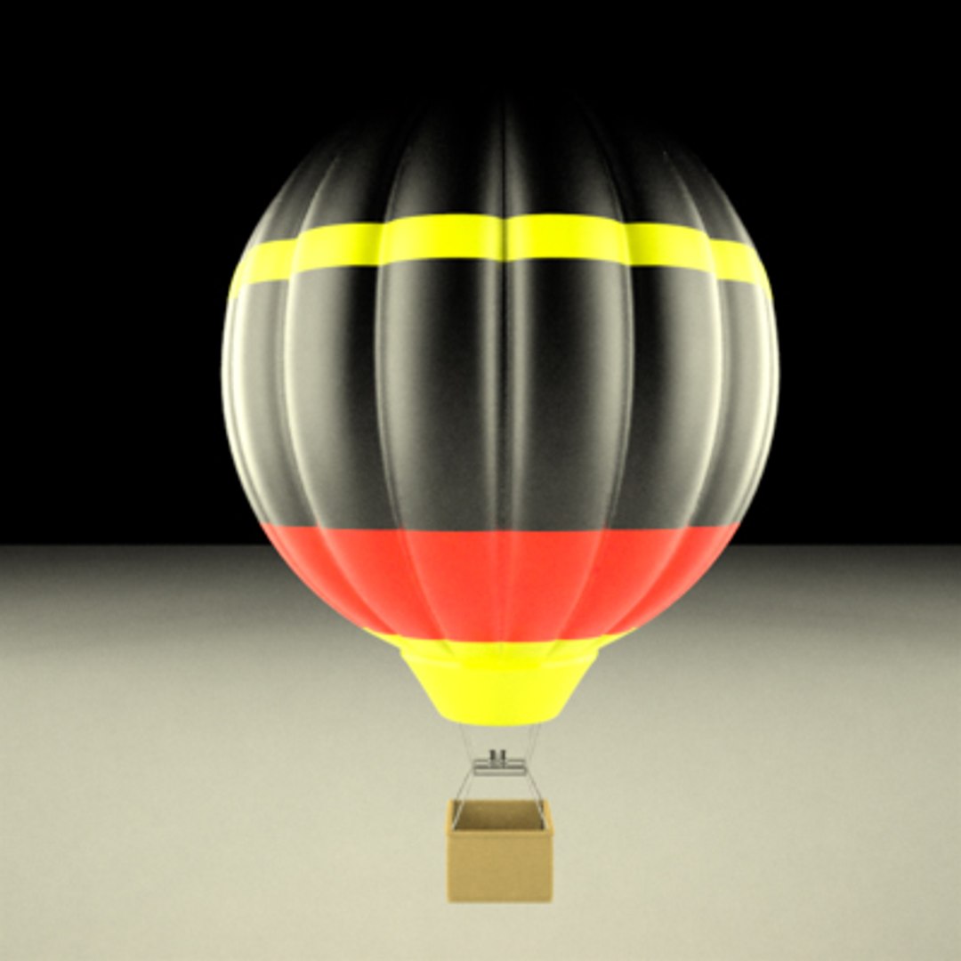 3d balloons blimps ballons model