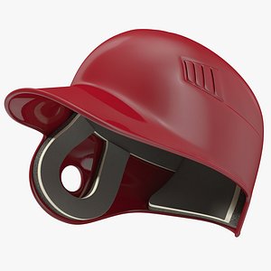 Batting Helmet 2 3D Model