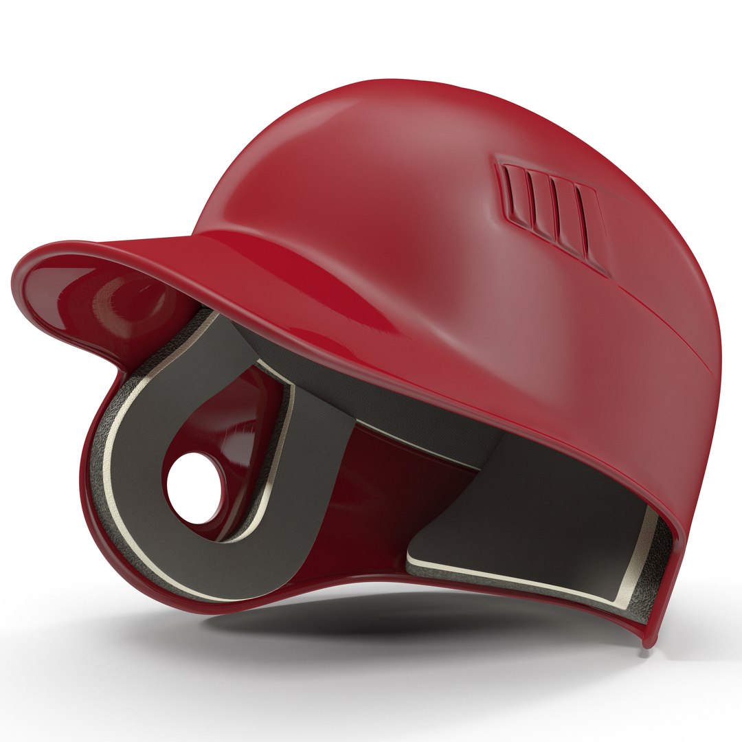Batting Helmet 2 3D Model preview