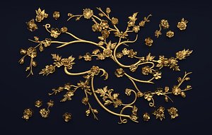 3D ornament classic decor
