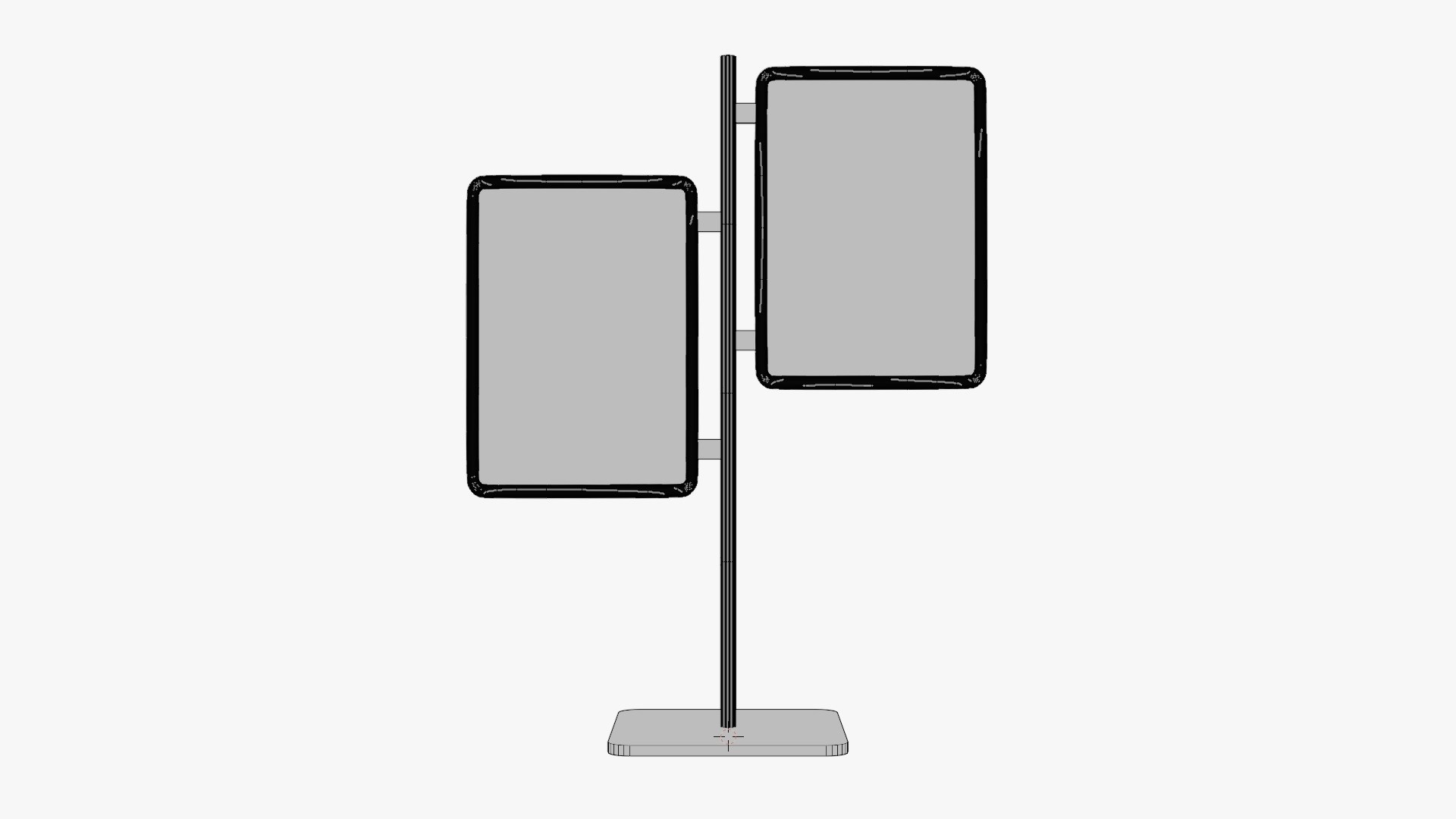 Billboard Stand - Geometry Only No Textures No Materials 3D https://p.turbosquid.com/ts-thumb/Wf/tinpj7/6q/wireframesimage1/jpg/1757137738/1920x1080/fit_q87/4203092e624398e9dc25b04d8373fcefef550a2d/wireframesimage1.jpg
