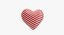 Low Poly Patterned Hearts