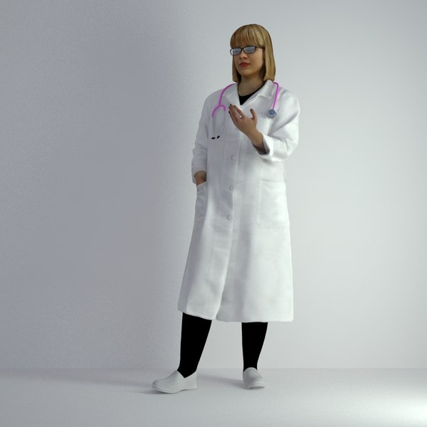 3D model scanned woman 006