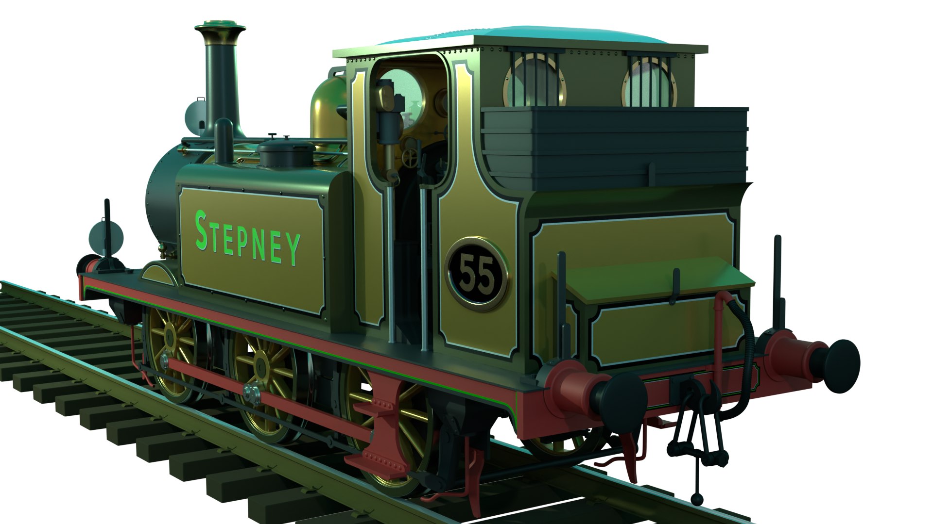 LBSCR A1X Class 55 Stepney 3D Model - TurboSquid 1892616