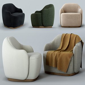 3D barba armchair fogia