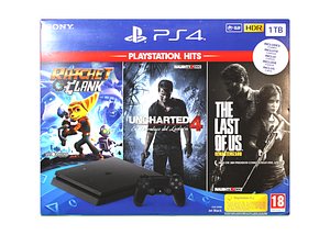 Playstation 4 FAT 1TB + Uncharted 4 - Game com Café.com