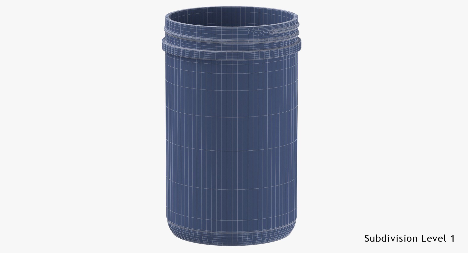 plastic jar wide mouth 3D model https://p.turbosquid.com/ts-thumb/Wg/A2SGe0/cKCcqGzC/plastic_jar_wide_mouth_straight_sided_40oz_without_cap_black_wsubdiv1_0001/jpg/1591008404/1920x1080/fit_q87/49c8e4cfcd547f969e54677c4b3a1ebd75a7ee4c/plastic_jar_wide_mouth_straight_sided_40oz_without_cap_black_wsubdiv1_0001.jpg