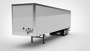 Utility Semi Trailer 3D model