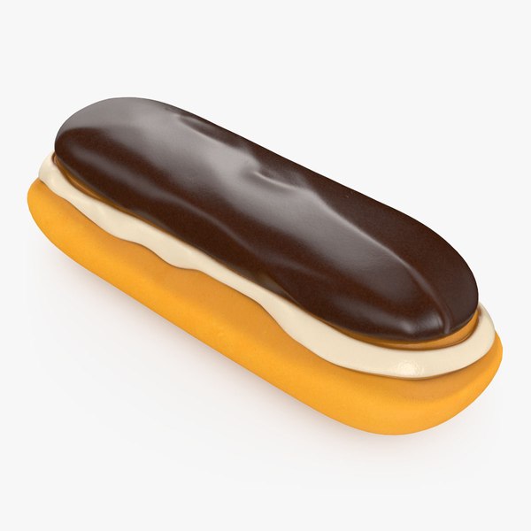 3D Cartoon Eclair