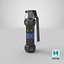 3D model M84 Stun Grenade 03
