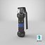 3D model M84 Stun Grenade 03