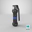 3D model M84 Stun Grenade 03
