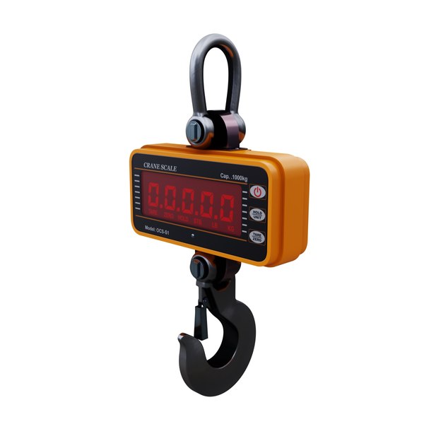 modelo 3d iDili Crane Scale OCSS1 Orange TurboSquid 1680532