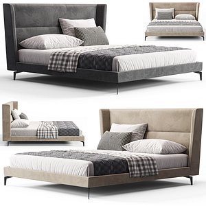 Cattelan Italia Ludovic Bed 3D model
