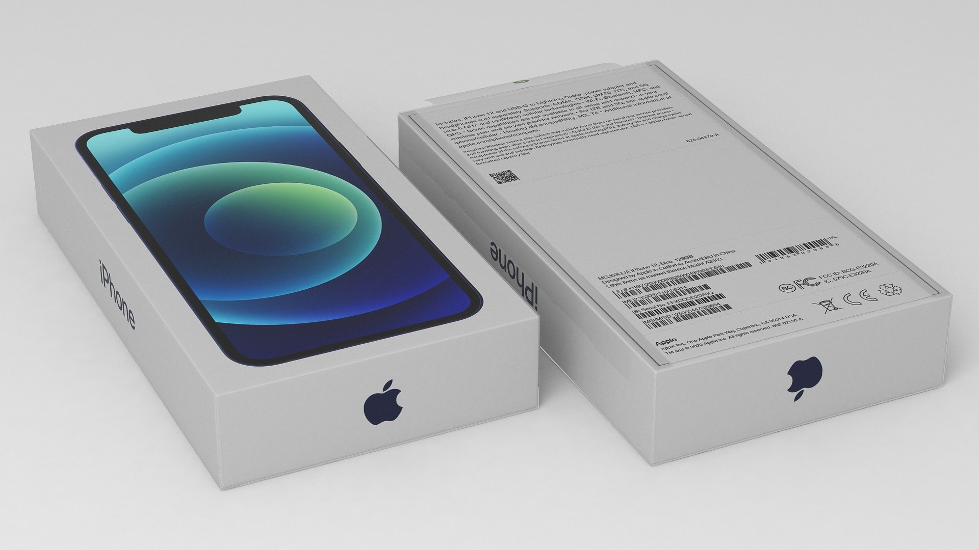 Iphone 12 Package Box Model TurboSquid 1693725