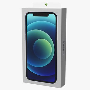 iPhone 12 Package Box Blue